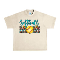 Sandshell western leopard  sunflowers glitter mom softball Urban Heavy Tee - Artiststas