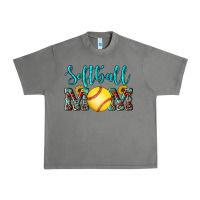 Tornado western leopard  sunflowers glitter mom softball Urban Heavy Tee - Artiststas