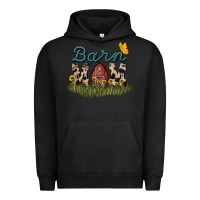 Pigment Black Barn mom sunflower mother's day Urban Hoodie - HowdyJamesFarm
