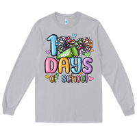 Moon Dust 100 days of school cheer Long Sleeve Tee - MaliasSmallBusiness