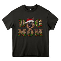Asphalt chriistmas dog mom with german shepherd Heavy Core Tee - RanaPortraitStore
