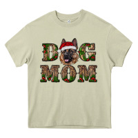 Mossy chriistmas dog mom with german shepherd Heavy Core Tee - RanaPortraitStore