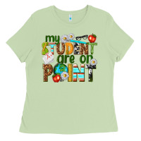 Matcha my student are on point Ladies Tee - texasbilliewilder