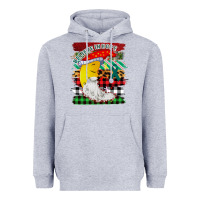Heather Grey Believe In Hope Santa Moon Heavyweight Hoodie - Bettercallsaul