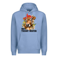 Colony Blue Cute Heifer Premium Hoodie - texasbilliewilder