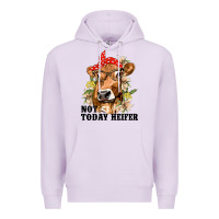 Lilac Cute Heifer Premium Hoodie - texasbilliewilder