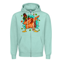 Seafoam turkey Zipper Hoodie - MaliasSmallBusiness