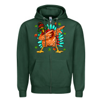 Sports Green turkey Zipper Hoodie - MaliasSmallBusiness