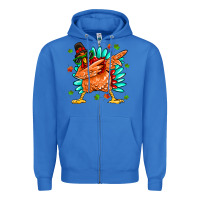 True Royal turkey Zipper Hoodie - MaliasSmallBusiness