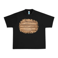 Black wood and leopard background 3200x2400 Urban Heavy Tee - AdoDesignShop