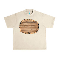 Sandshell wood and leopard background 3200x2400 Urban Heavy Tee - AdoDesignShop