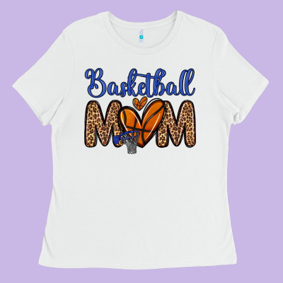 Basketball Mom Ladies Tee Designed By Zillion Design Studio