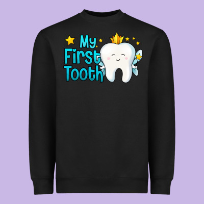 My First Tooth Tooth Fairy Heavyweight Sweatshirt Designed By Jasminsmagicworld