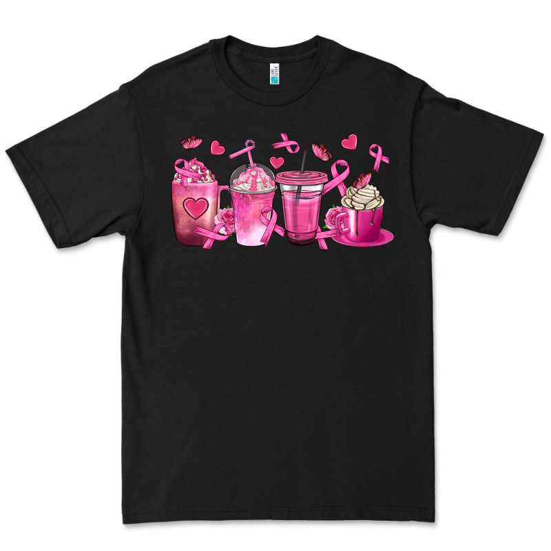 Breast Cancer Coffee Cups Premium Tee by texasbilliewilder | Teevron