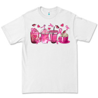 White Breast Cancer Coffee Cups Premium Tee - texasbilliewilder