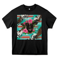 Black western suffolk ewe Heavy Core Tee - BarkalooDesign