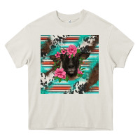 Cream western suffolk ewe Heavy Core Tee - BarkalooDesign