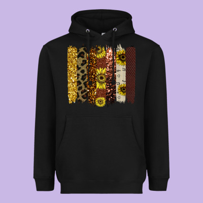 Fall Glitter Brush Strokes Heavyweight Hoodie Designed By Bettercallsaul