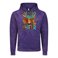 Cloud Purple not today heifer long haired cow Vintage Hoodie - Jasminsmagicworld