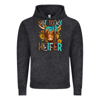 Vintage Black not today heifer long haired cow Vintage Hoodie - Jasminsmagicworld