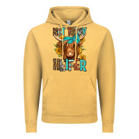 Vintage Mustard not today heifer long haired cow Vintage Hoodie - Jasminsmagicworld
