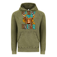 Vintage Olive not today heifer long haired cow Vintage Hoodie - Jasminsmagicworld