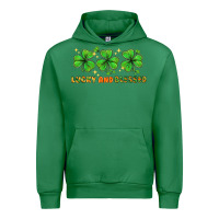 Emerald St. Patrick's Day lucky and blessed Urban Hoodie - HowdyJamesFarm