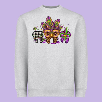 Mardi Gras Teeth Dental Assistant Heavyweight Sweatshirt Designed By Jasminsmagicworld
