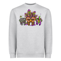 Heather Grey mardi gras teeth dental assistant Heavyweight Sweatshirt - Jasminsmagicworld