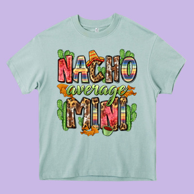 Nacho Average Mini Heavy Core Tee Designed By Zillion Design Studio