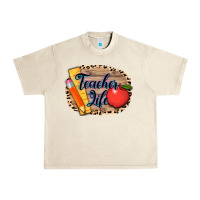 Sandshell teacher life background 3200x2400 Urban Heavy Tee - AdoDesignShop