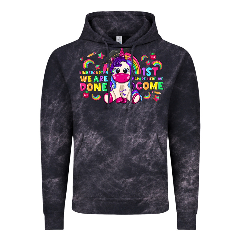 Kindergarten We Are Done 1st Here We Come With Uni Vintage Hoodie by RanaPortraitStore | Teevron