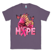 Lavender hope cancer nails Classic Tee - NancyCooperArtShop