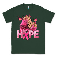 Sports Green hope cancer nails Classic Tee - NancyCooperArtShop