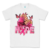 White hope cancer nails Classic Tee - NancyCooperArtShop