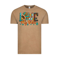 Vintage Coffee love my tribe native american indian headdress Vintage Tee - Artiststas