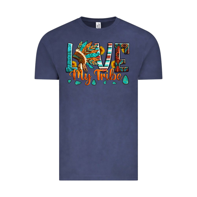 Love My Tribe Native American Indian Headdress Vintage Tee by Artiststas | Teevron