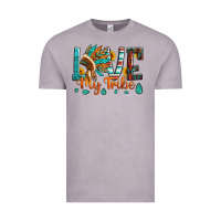 Vintage Zinc love my tribe native american indian headdress Vintage Tee - Artiststas