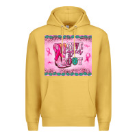 Antique Gold Give Cancer the boot Premium Hoodie - NancyCooperArtShop