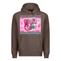 Coffee Give Cancer the boot Premium Hoodie - NancyCooperArtShop