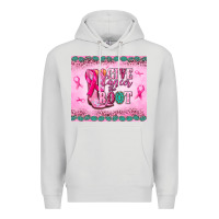 Dove Grey Give Cancer the boot Premium Hoodie - NancyCooperArtShop