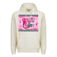 Oatmeal Heather Give Cancer the boot Premium Hoodie - NancyCooperArtShop
