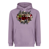 Blessed Mimi Christmas Truck Heavyweight Hoodie | Teevron