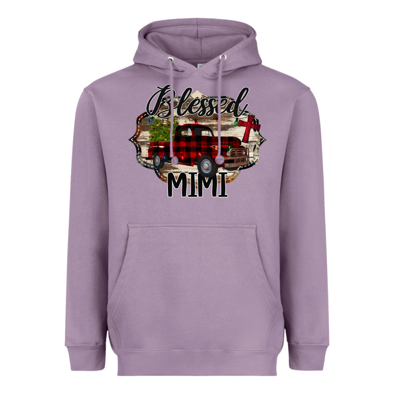 Blessed Mimi Christmas Truck Heavyweight Hoodie by Bettercallsaul | Teevron