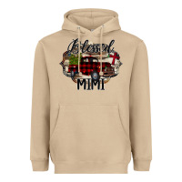 Mushroom Blessed Mimi Christmas Truck Heavyweight Hoodie - Bettercallsaul