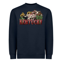 Navy kentucky Heavyweight Sweatshirt - NancyCooperArtShop