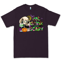 Plum eat drınk and be scary Premium Tee - AdoDesignShop