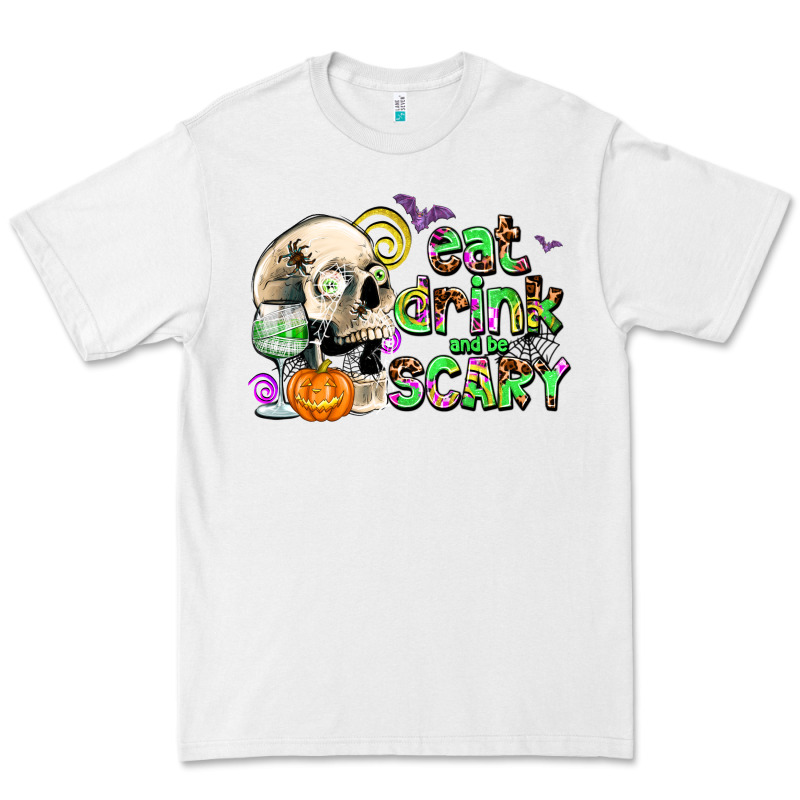 Eat Drınk And Be Scary Premium Tee by AdoDesignShop | Teevron