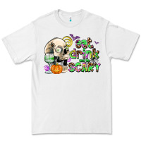 White eat drınk and be scary Premium Tee - AdoDesignShop