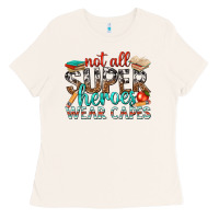 Bone not all superheroes wear capes with books Ladies Tee - texasbilliewilder